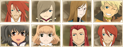 Tales of the Abyss - Character Images