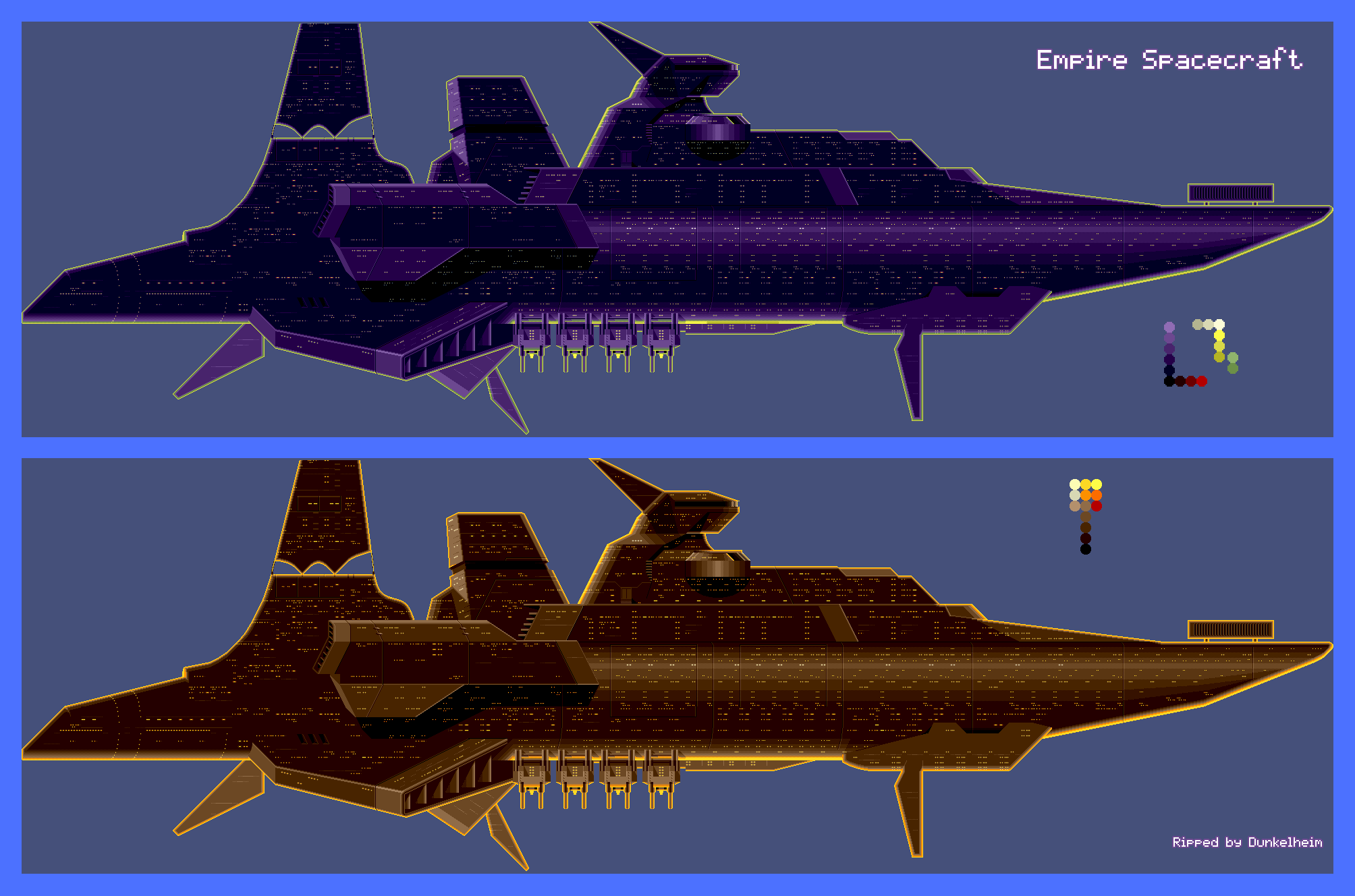 Gunstar Heroes - Empire Spacecraft