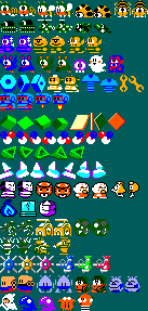 Rainbow Islands (PAL) - Enemies