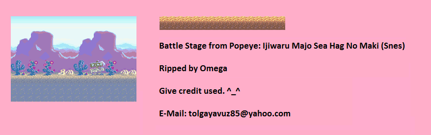 Popeye the Sailor Man: Tale of the Sea Hag (JPN) - Battle Stage