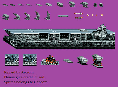 U.N. Squadron / Area 88 - Land Mobile Aircraft Carrier