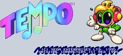 Tempo (32X) - Title Screen