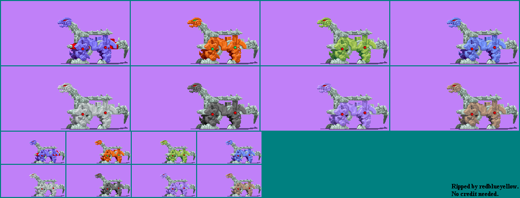 Zoids Saga DS: Legend of Arcadia - Brachio Zilla (Brachiosaurus Mode)