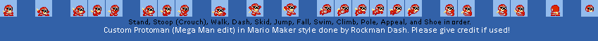 Mega Man Customs - Proto Man (Super Mario Maker-Style)