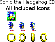 Sonic the Hedgehog CD (1995/1996) - Executable Icons