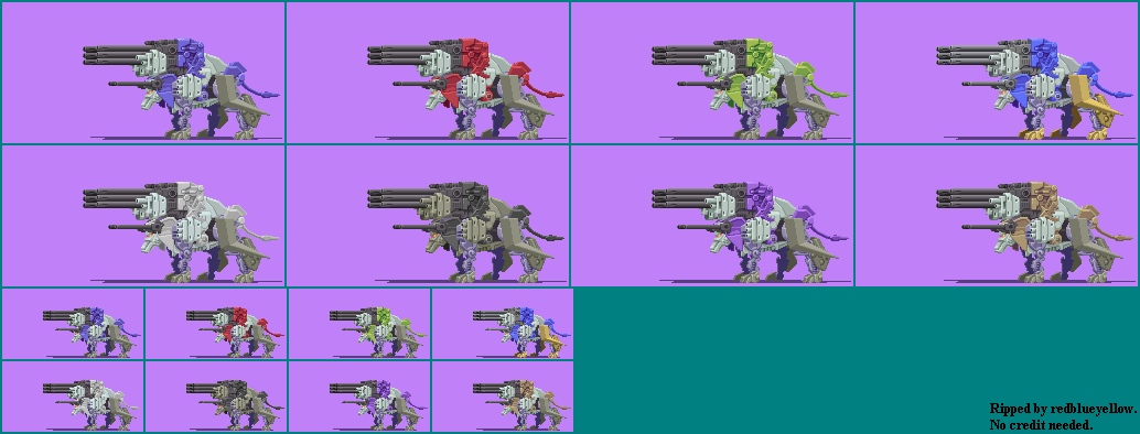 Zoids Saga DS: Legend of Arcadia - Dispelow (Gunner Mode)