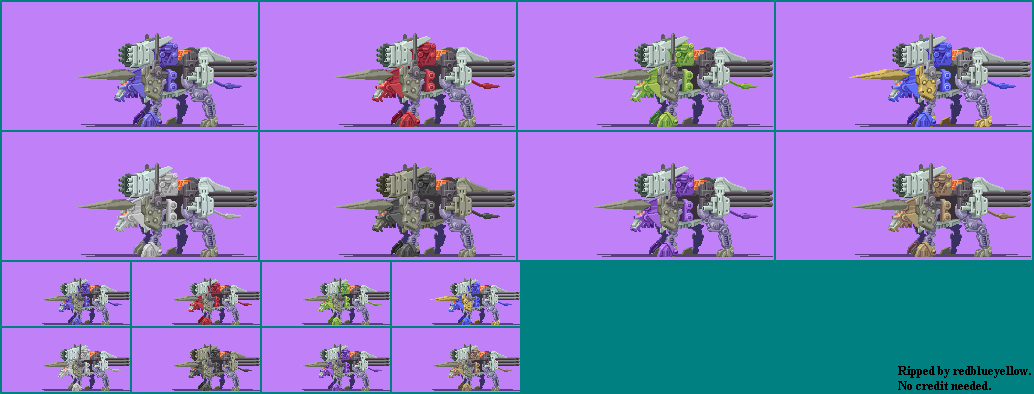 Zoids Saga DS: Legend of Arcadia - Dispelow (Combat Mode)