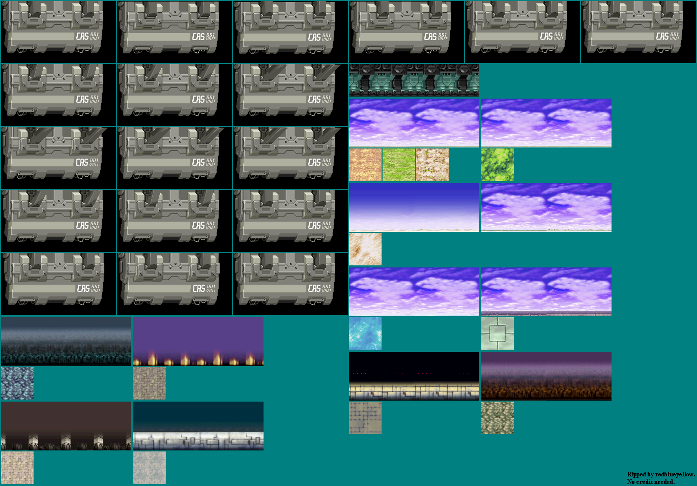 Zoids Saga DS: Legend of Arcadia - Battle Backgrounds