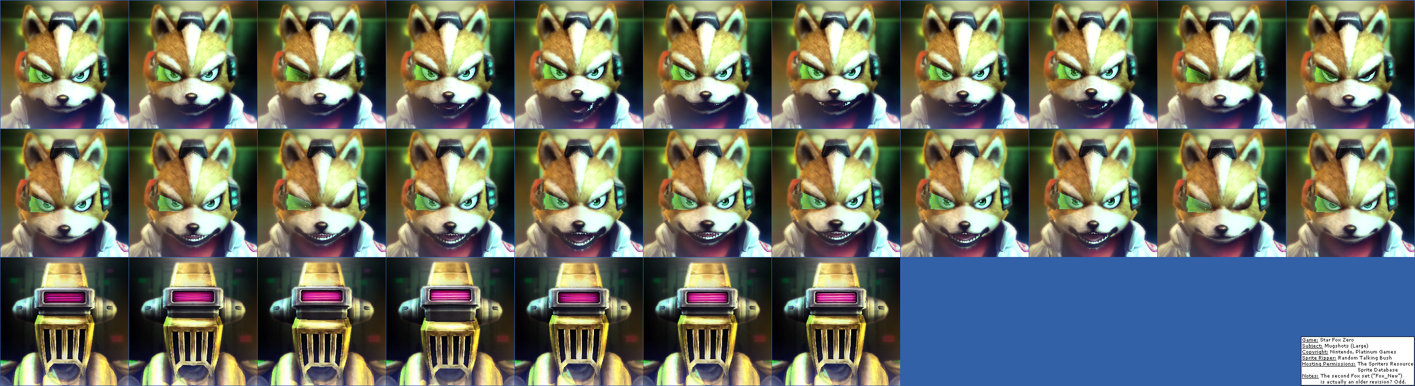 Star Fox Zero - Mugshots (Large)