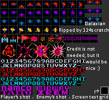 Galaxian - General Sprites