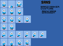 Sans (Super Mario Maker-Style)