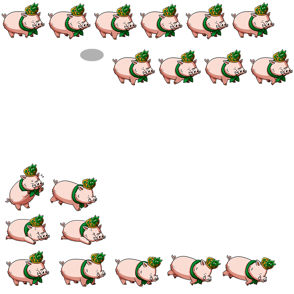 #0344 - Green Jeweled Porc