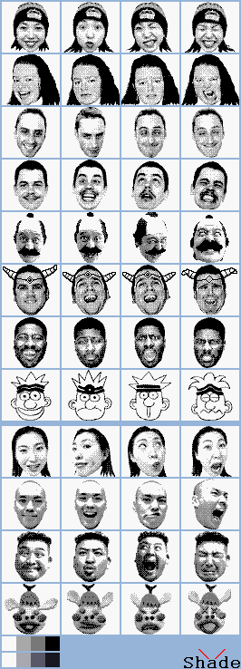 Game Boy Camera - Heads