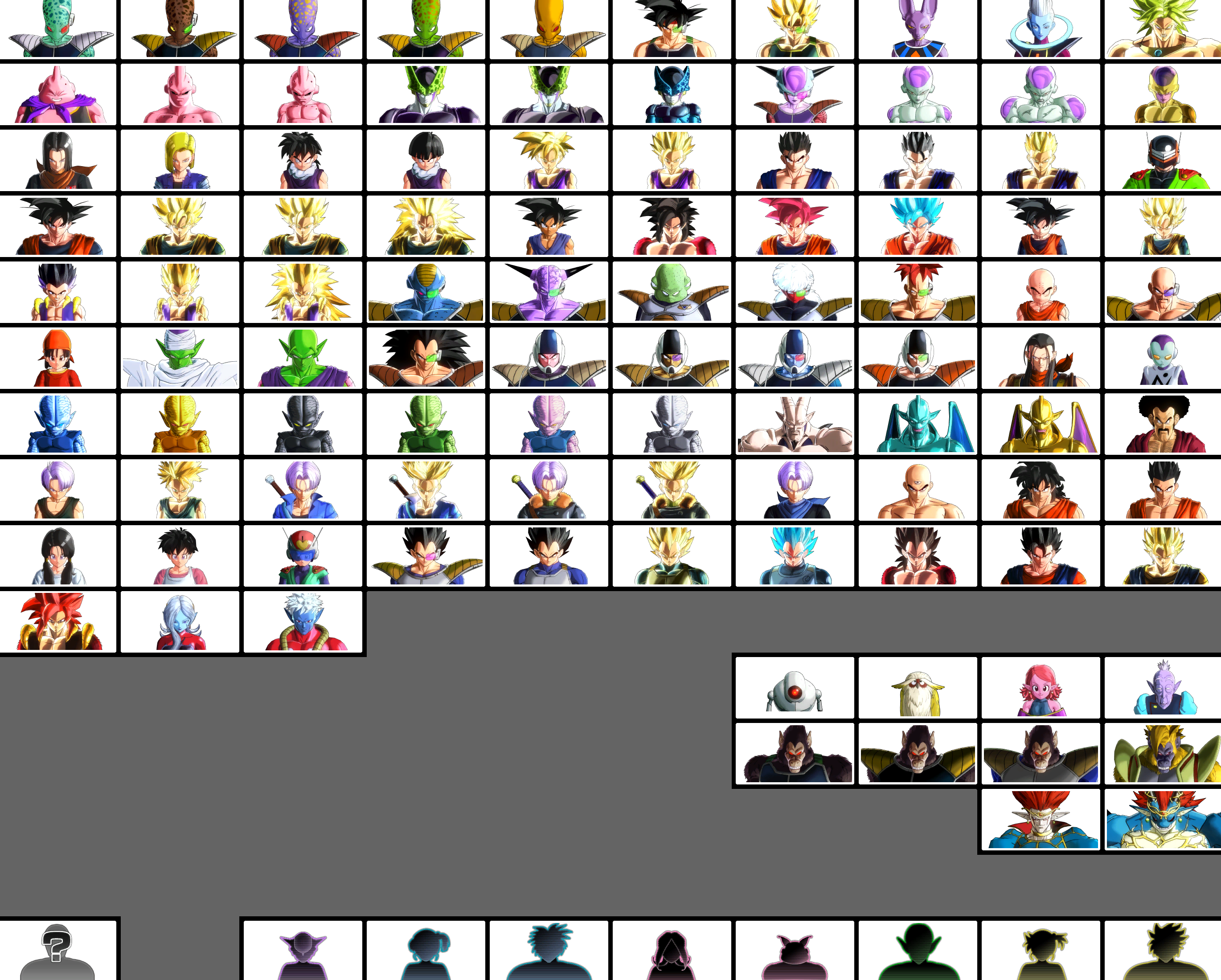 Dragon Ball Xenoverse - Character Icons