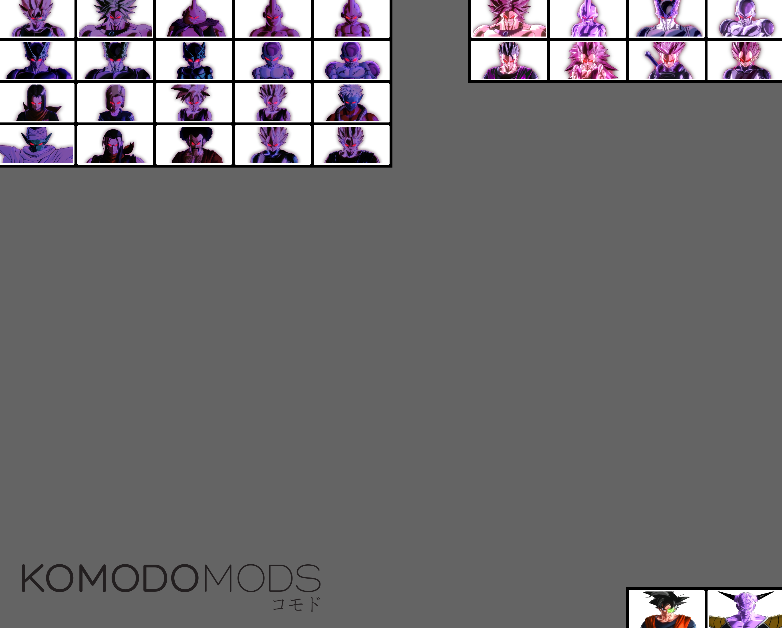 Dragon Ball Xenoverse - Character Icons (Evil)