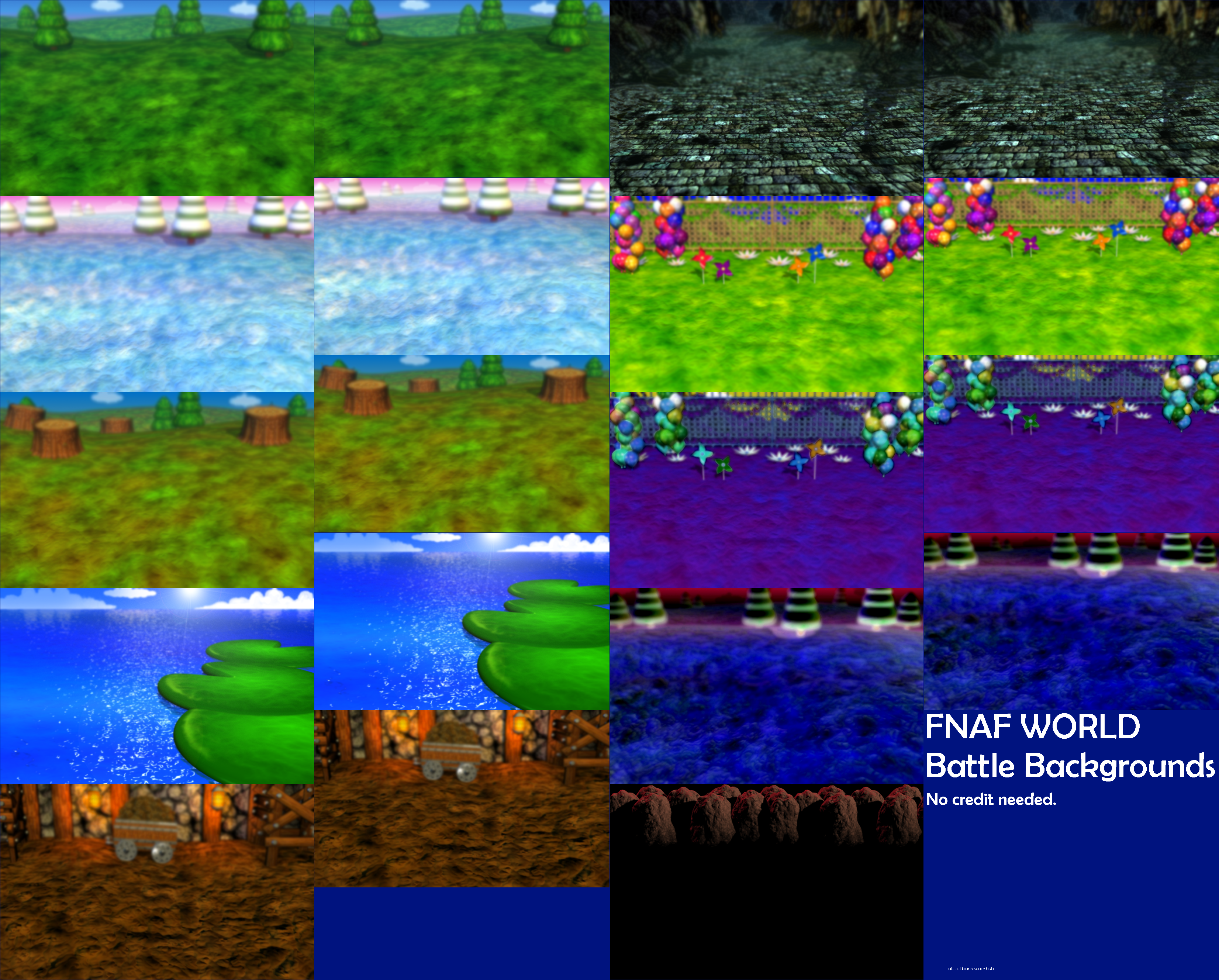 FNaF World - Battle Backgrounds