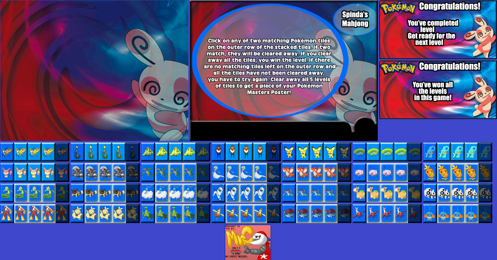 Pokémon Masters Arena - Spinda's Mahjong