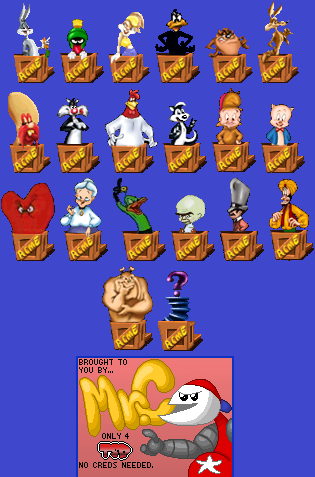 Looney Tunes Racing - Character Icons