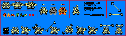 Ganon (Zelda Game Boy-Style)