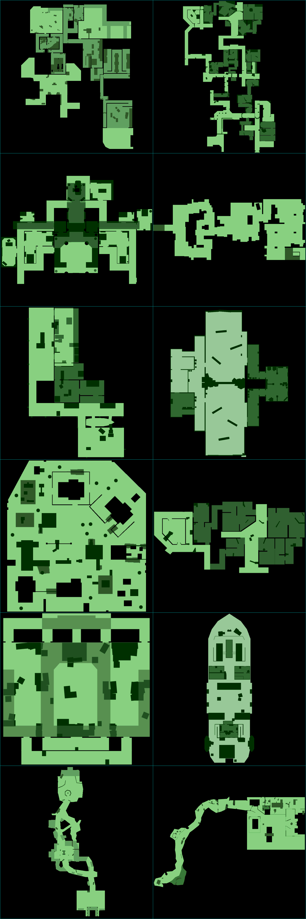 Call of Duty 4: Modern Warfare - Minimaps