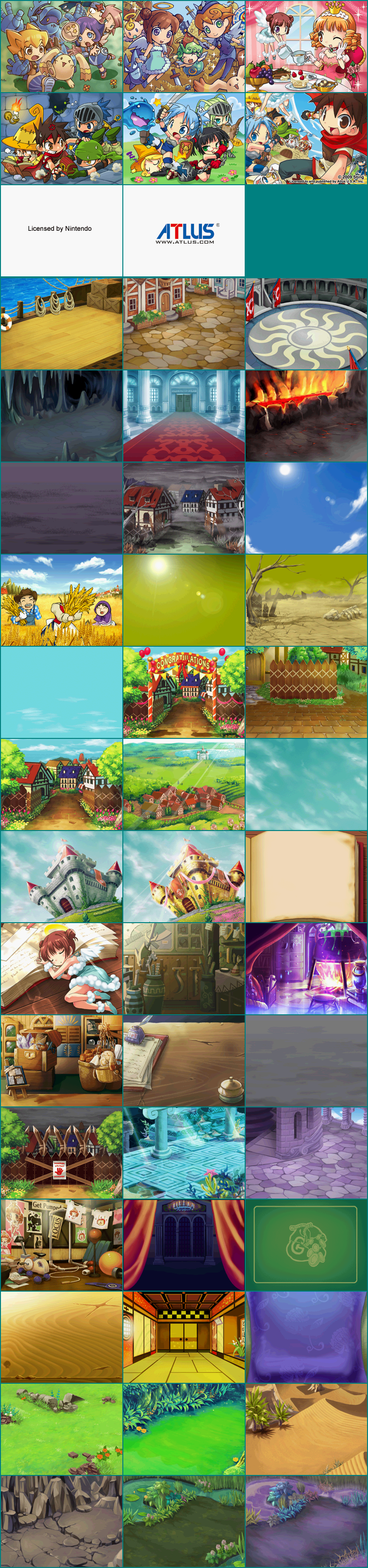 Dokapon Journey - Backgrounds