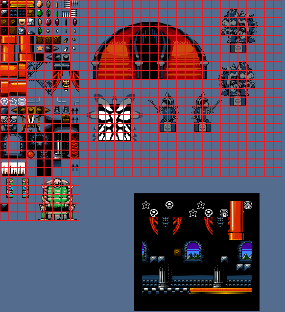 Bowser's Keep Tileset