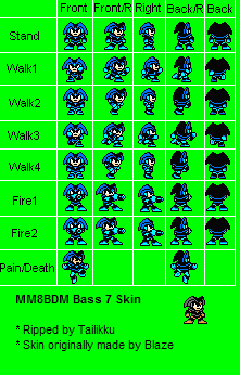 Mega Man 8-bit Deathmatch - Bass (Rockman 7 FC)
