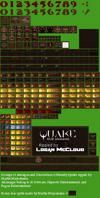 Quake - HUD Elements