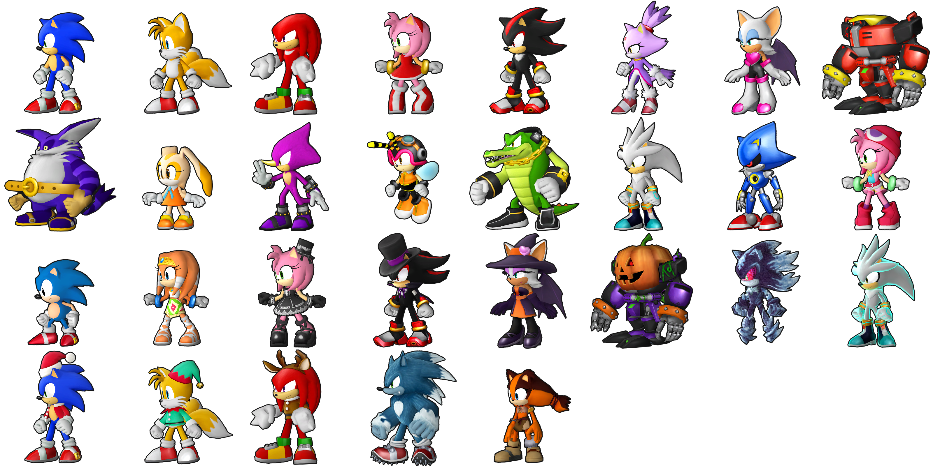 Sonic Runners - Character Previews