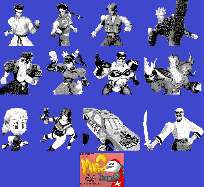 Fighters Megamix - Character Portraits