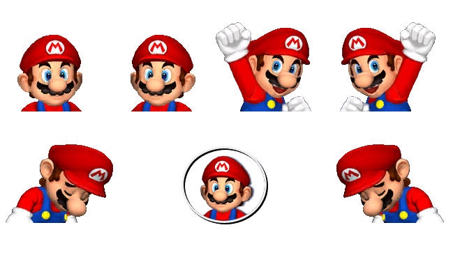 Mario Icons: Solo Mode Menu