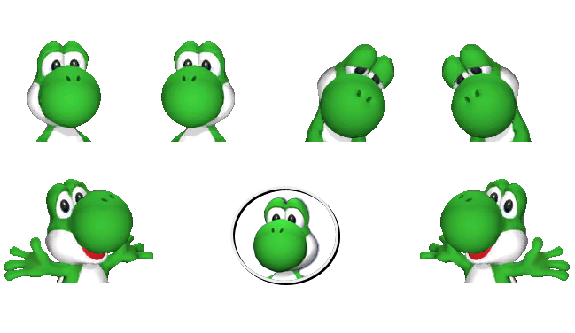 Mario Party 7 - Yoshi Icons: Solo Mode Menu