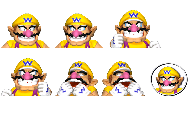 Wario Icons: Solo Mode Menu