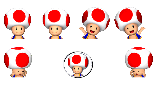 Mario Party 7 - Toad Icons: Solo Mode Menu