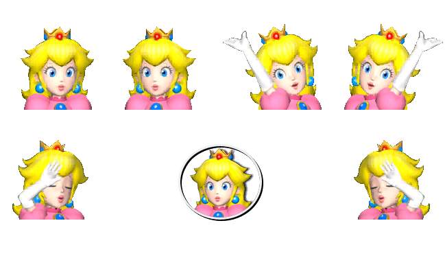 Mario Party 7 - Peach Icons: Solo Mode Menu