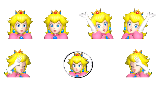 Peach Icons: Solo Mode Menu