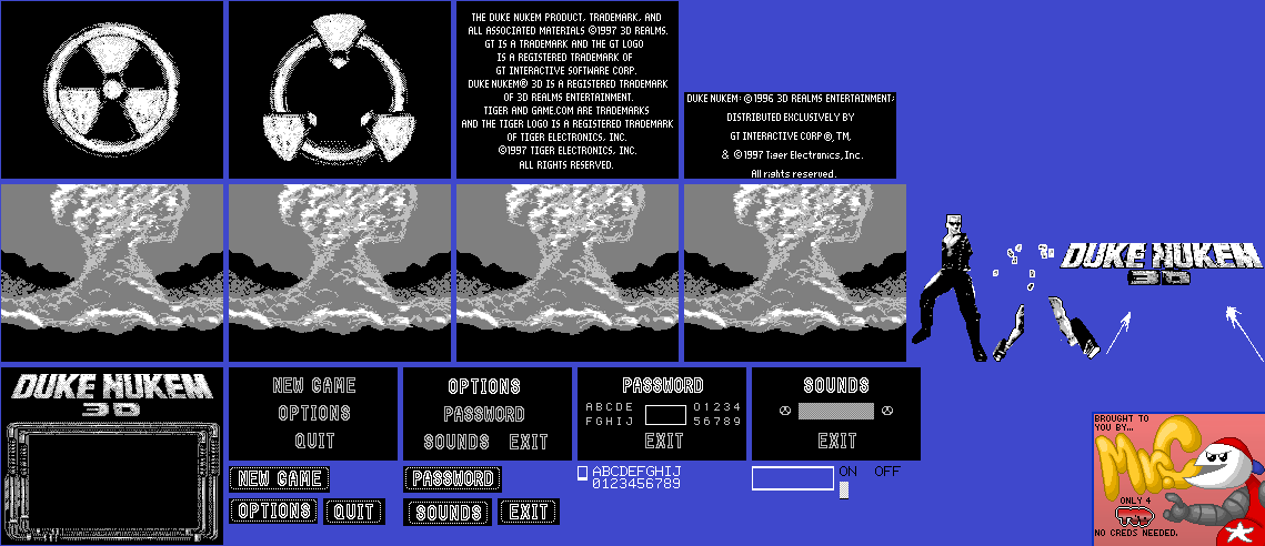 Title Screen and Main Menus