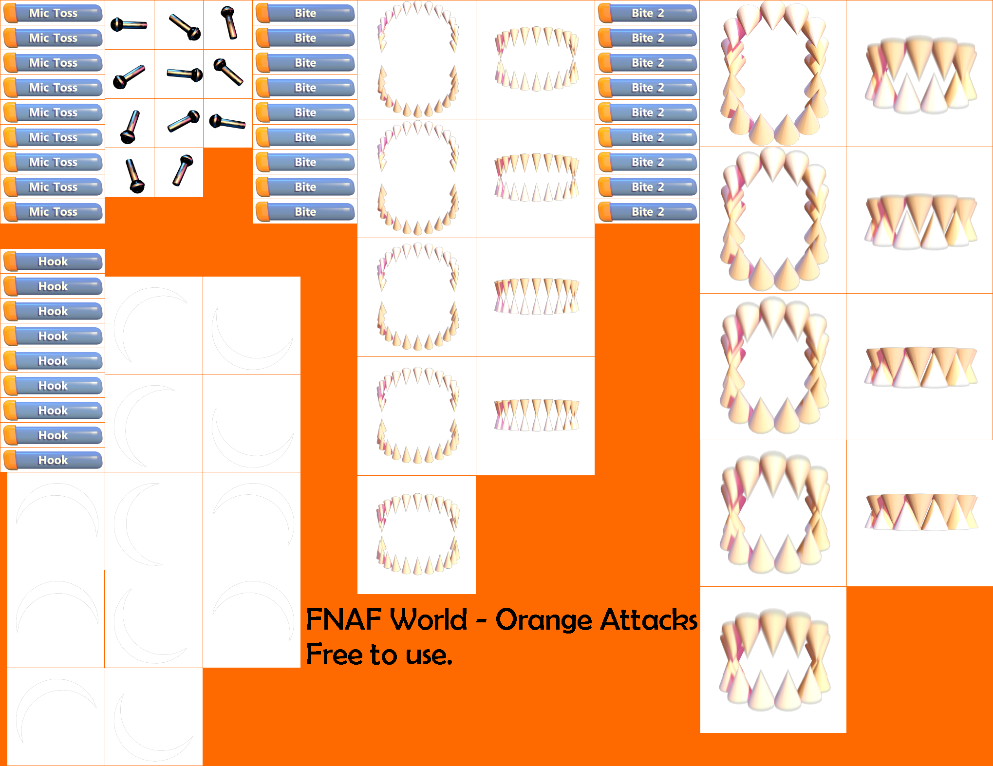 FNaF World - Orange Attacks