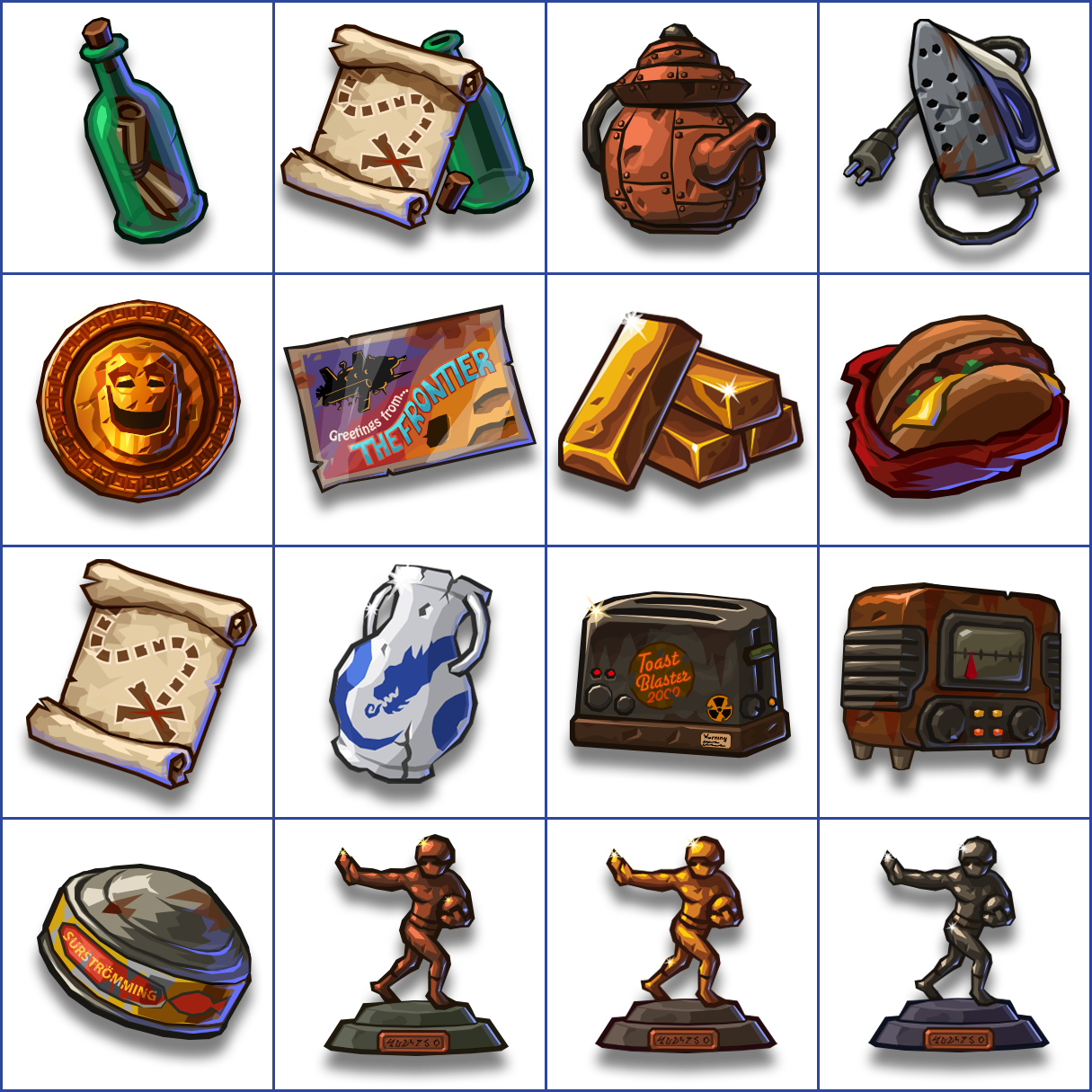 SteamWorld Heist - Treasure Icons