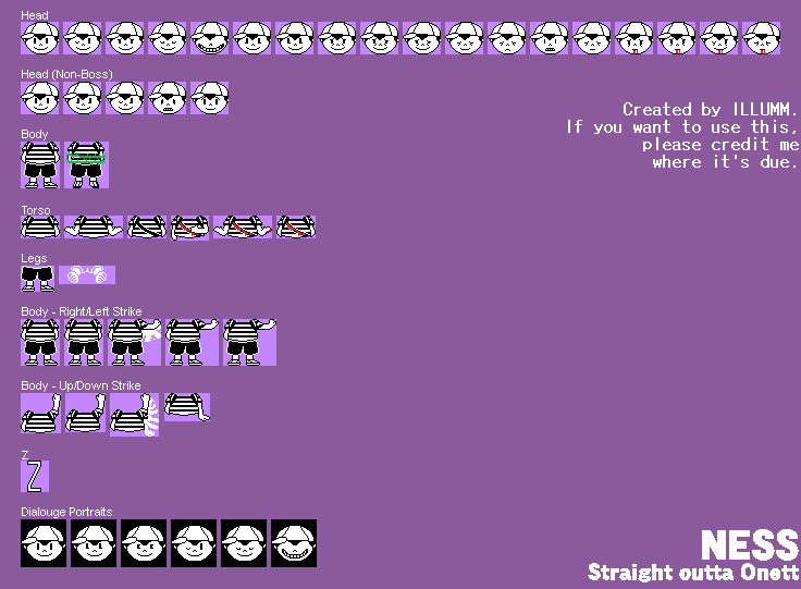 ness earthbound sprite palette swap ness earthbound sprite palette swap