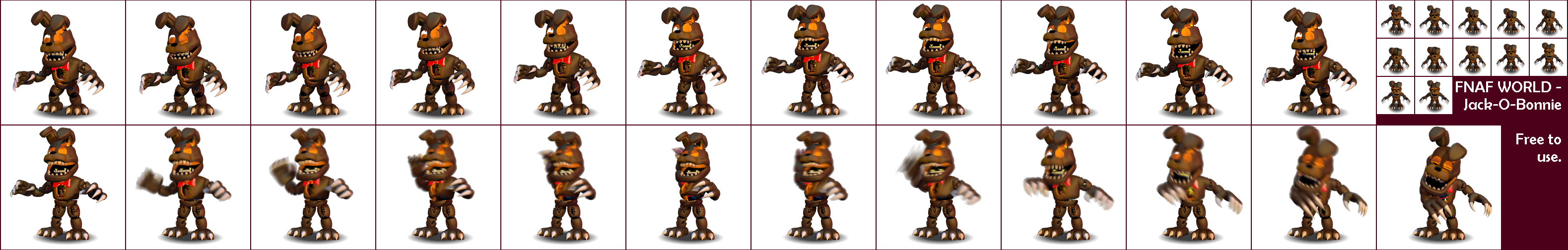 FNaF World - Jack-O-Bonnie