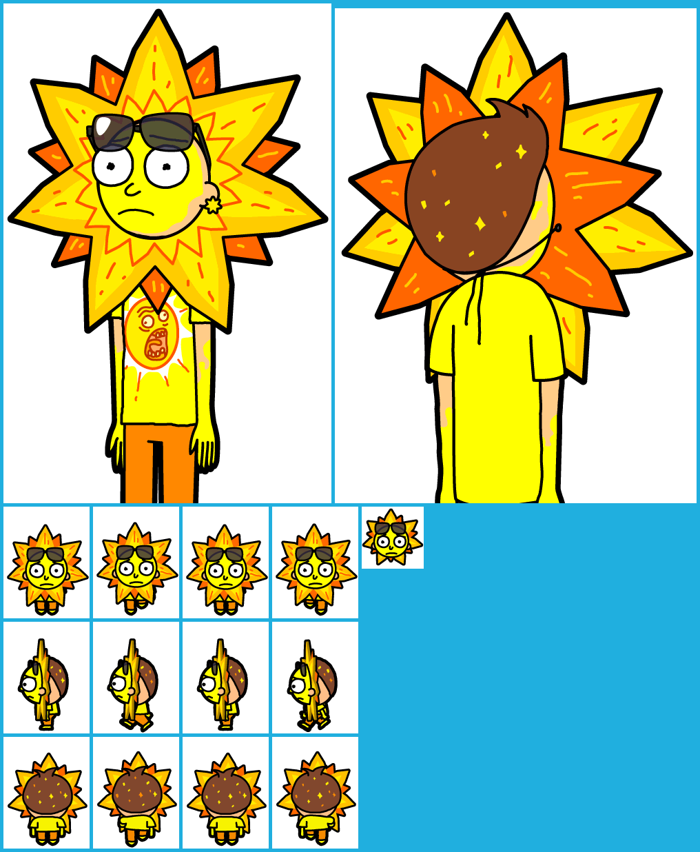 Pocket Mortys - #109 Sun Morty