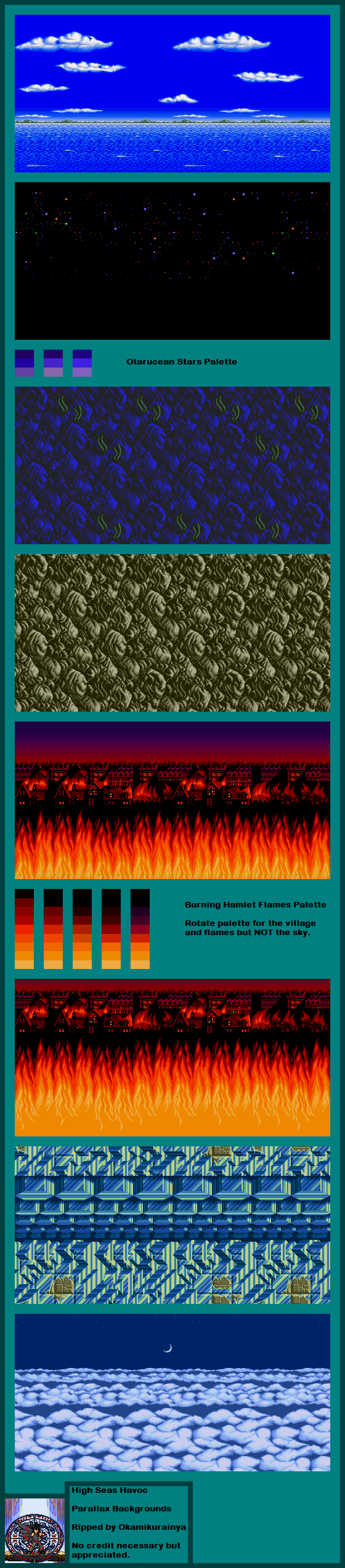 High Seas Havoc - Parallax Backgrounds