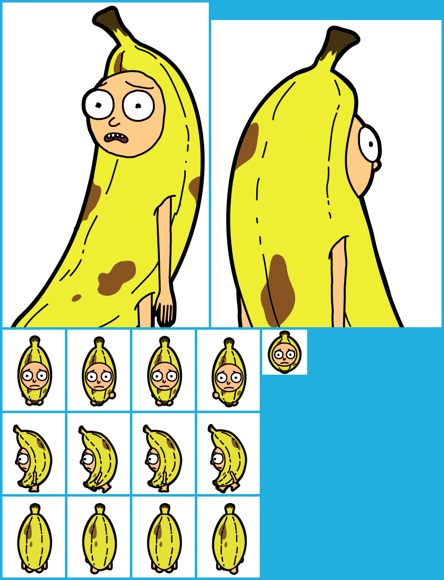 Pocket Mortys - #125 Banana Morty