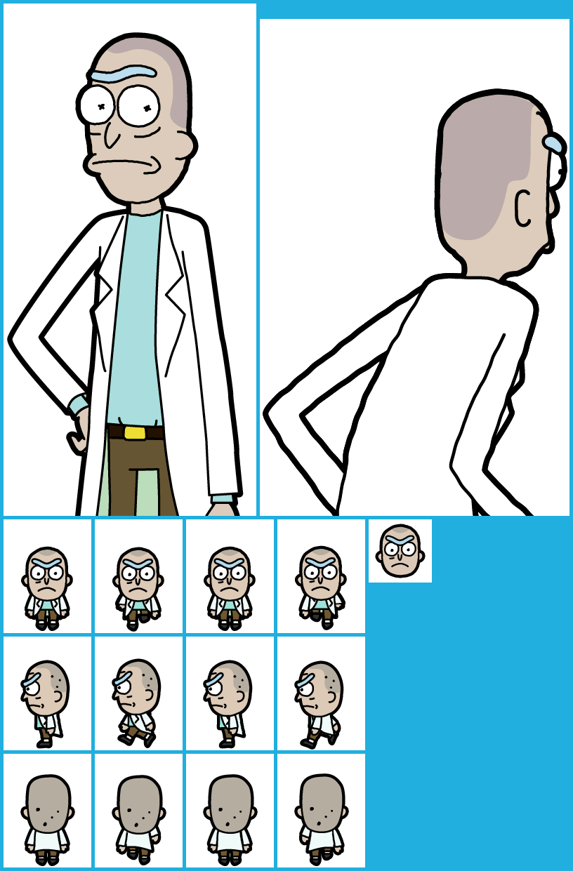 Pocket Mortys - Bald Rick