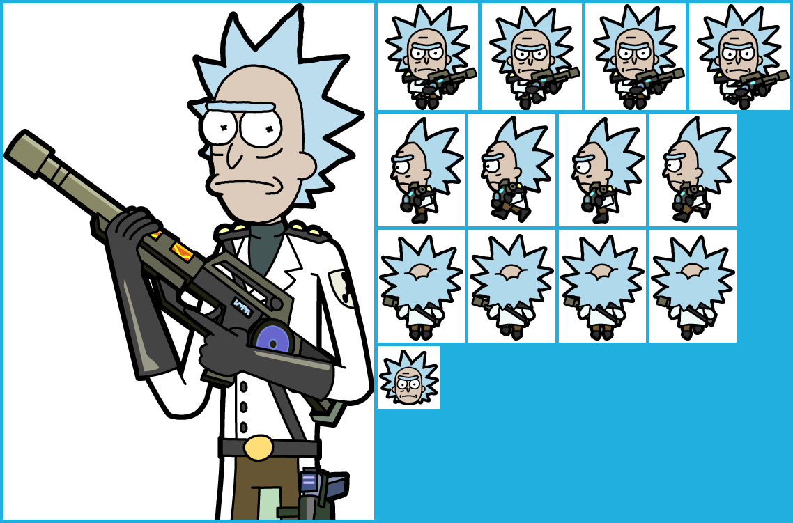 Pocket Mortys - Guard Rick