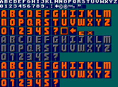 NBA Jam (Prototype) - Fonts