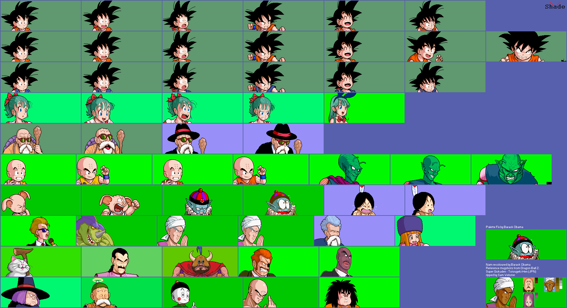 Dragon Ball: Advanced Adventure - Mugshots