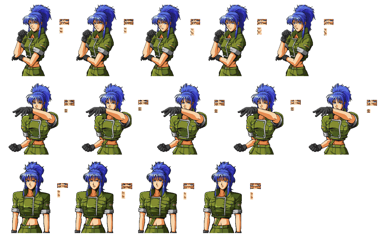 The King of Fighters: Kyo (JPN) - Leona Heidern