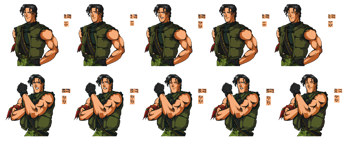 The King of Fighters: Kyo (JPN) - Ralf Jones